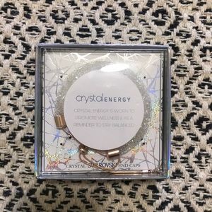 Crystal Energy bracelet with Swarovski end caps